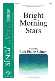 Bright Morning Stars SATB choral sheet music cover Thumbnail